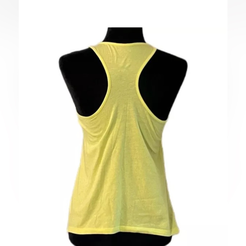 Arizona Yellow Sequin Pineapple Tank Top Fruit Themed Shirt Large - Picture 7 of 7